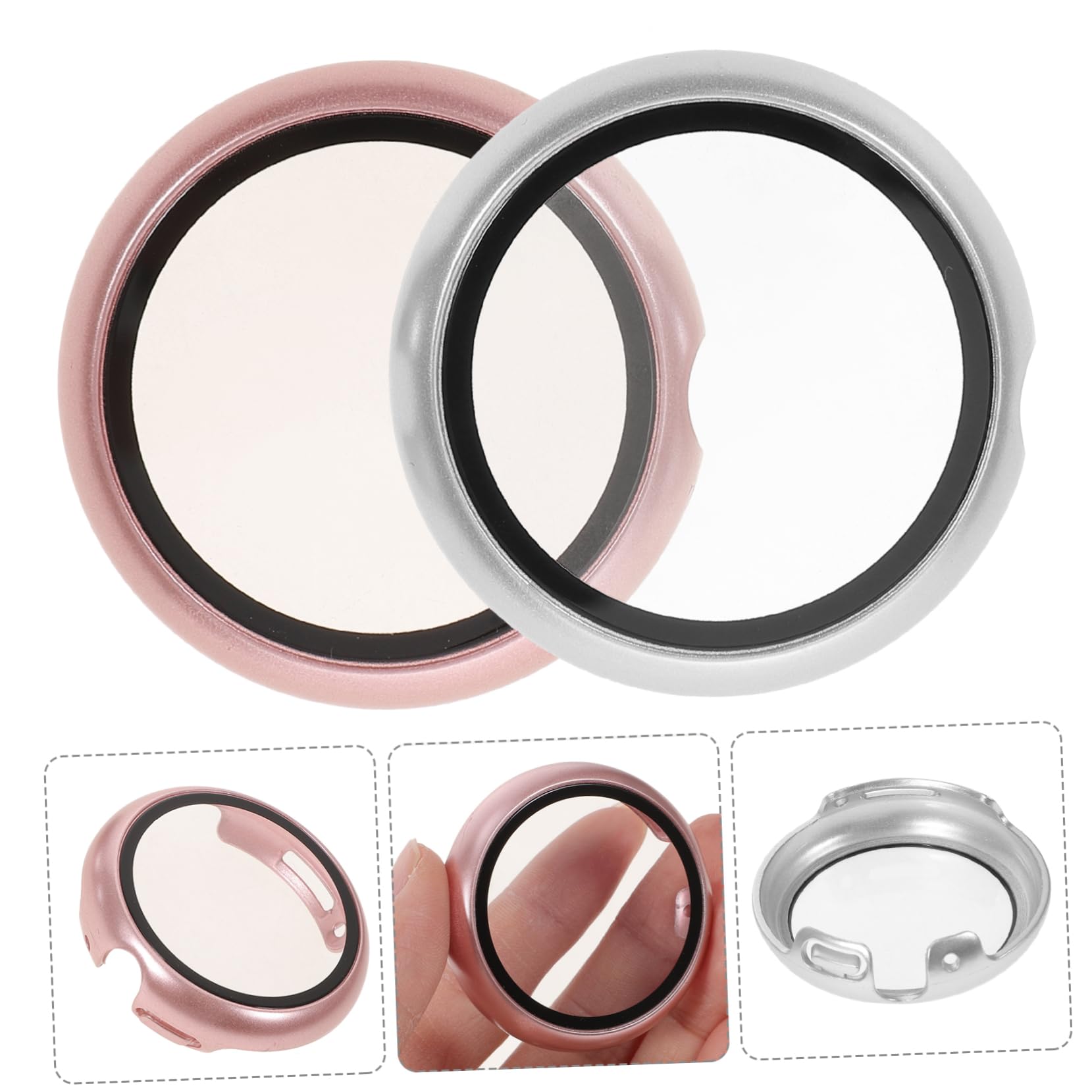 OSALADI 10pièces Couvre-écran De Montre Trempé pour Watch Coque De Anti-Rayures Et Anti-Chocs Installation Facile