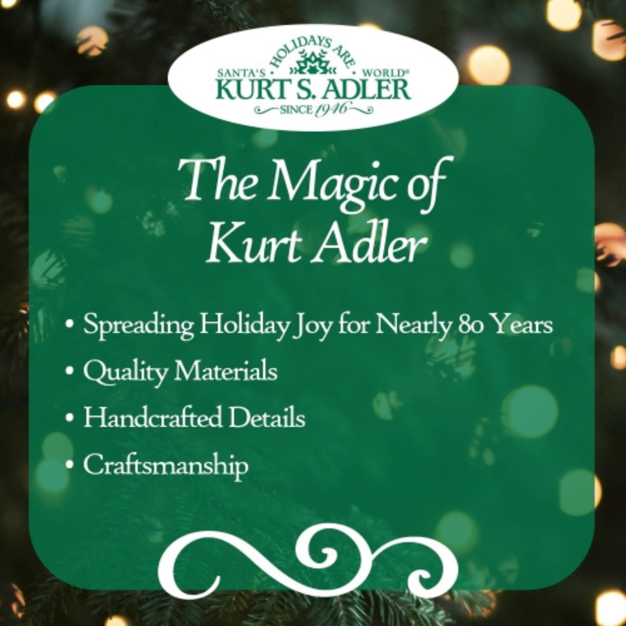 Kurt S. Adler Bellissimo - Decorazione in vetro a forma di casa di pan