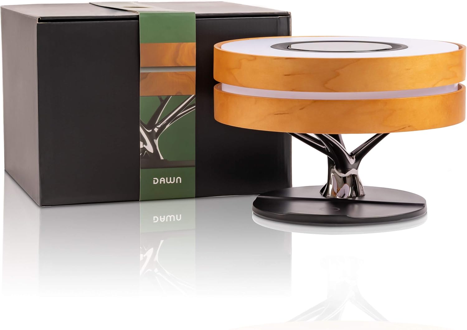 ArrowX Wireless Charging Lamp – Bluetooth Wireless Speaker Lamp – Ultra-Elegant Tree Lamp – Two Channel Stereo Sound with Dual Speakers – Brightness Control – Ideal for Hotel, Home Use