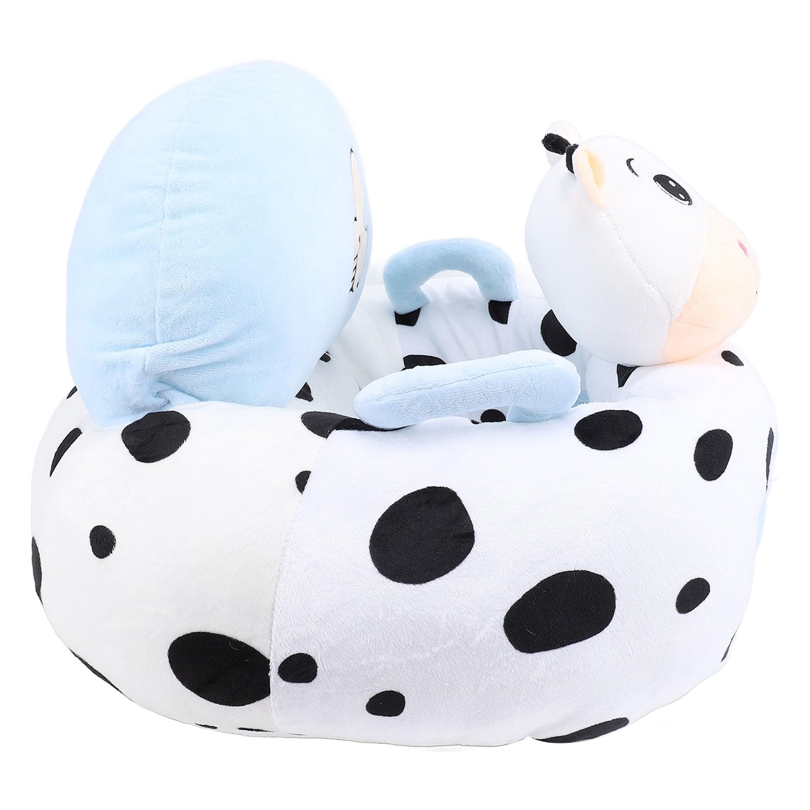 Sedile di Supporto per Neonati in Peluche con Design Creativo a Forma di Animale Comoda Sedia da Apprendimento per Bambini
