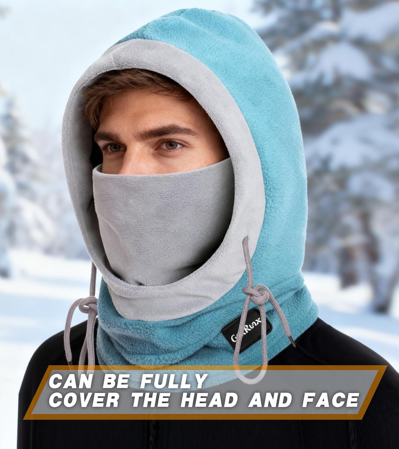 Balaclava Winter Face Mask Windproof Fleece Ski Mask Cold Weather Neck and Face Warmer for Men and Women - Image 3