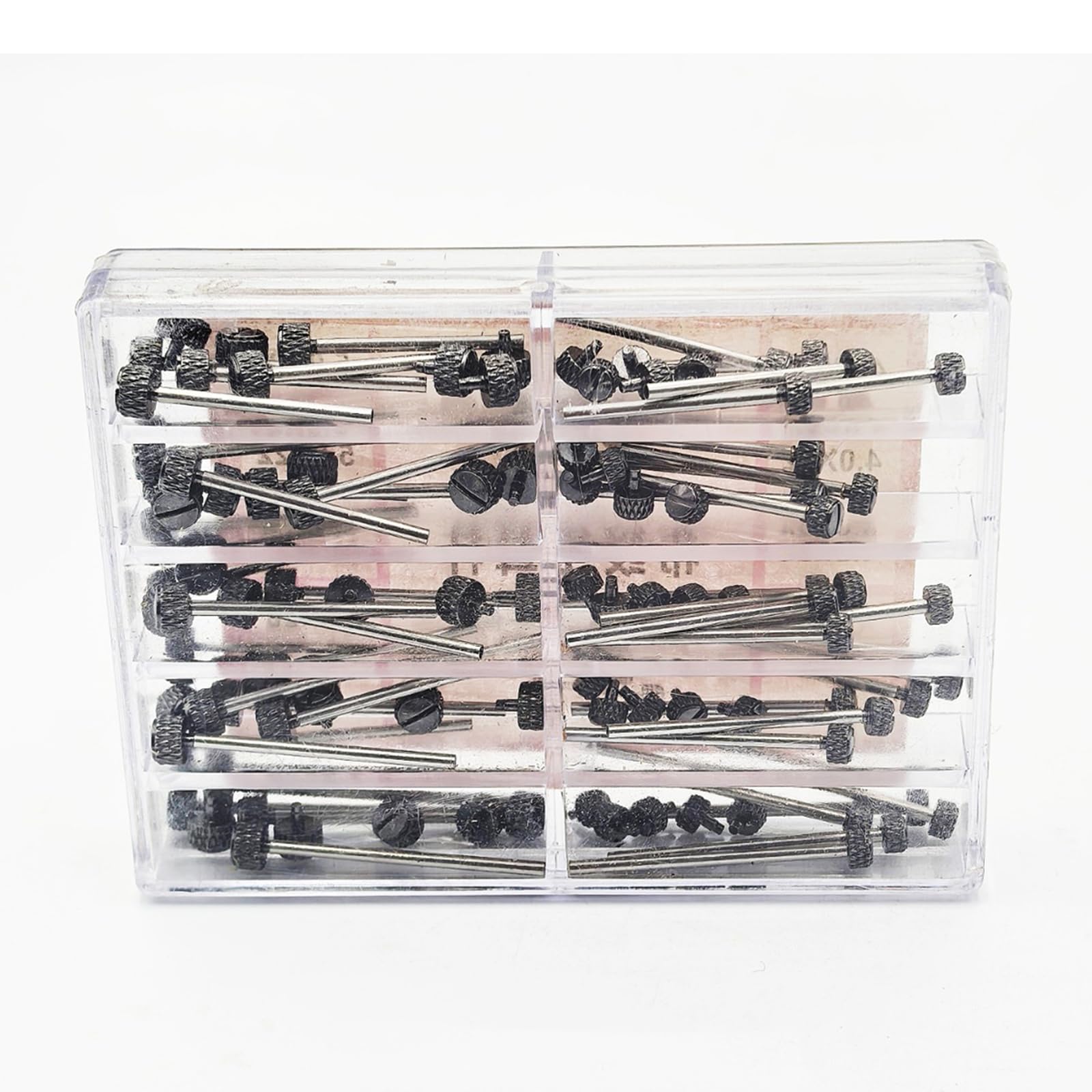 Set di 50 barre a molla in acciaio per cinturini di orologio, 4,0 mm