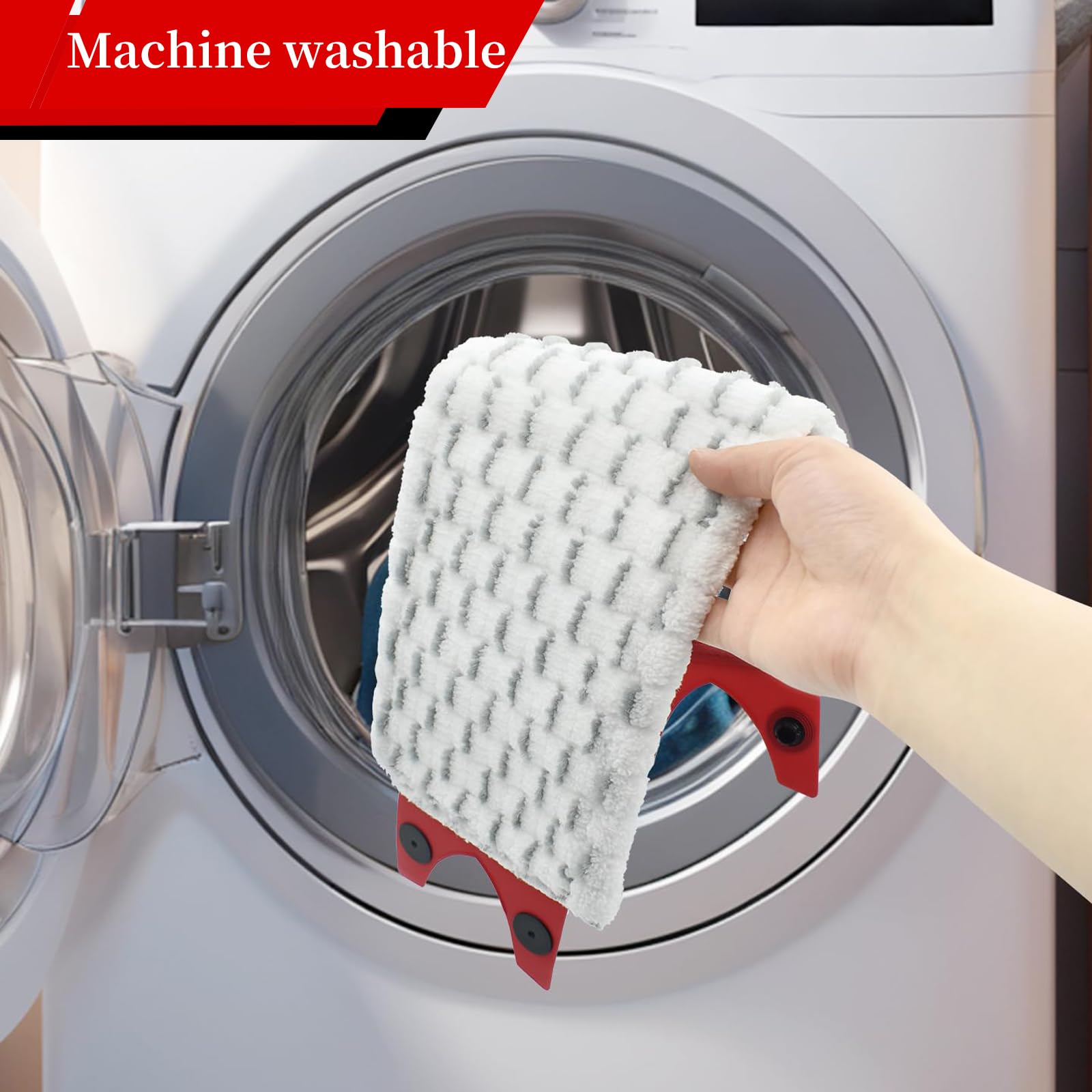 Confezione da 2 Testine di Ricambio per Mop Combi/Twist, Plastica