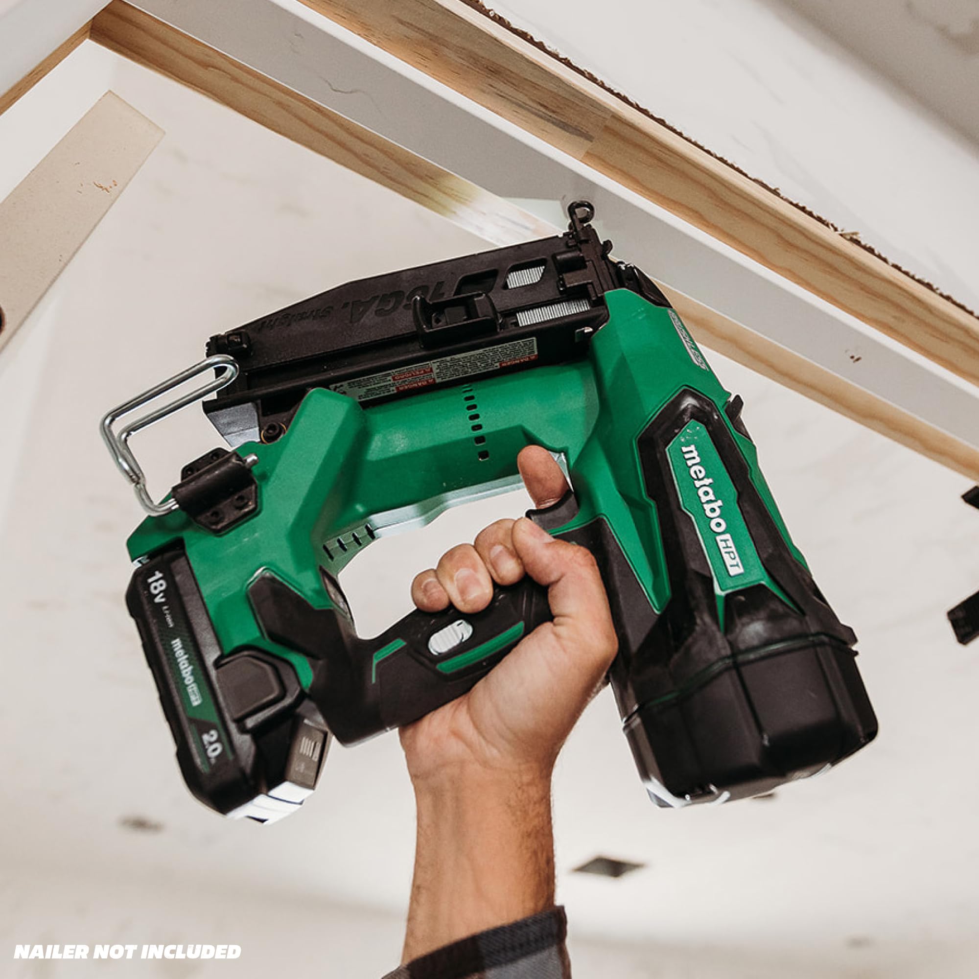 Metabo Cordless Hitachi 16 Gauge Cordless Finish Nailer Power