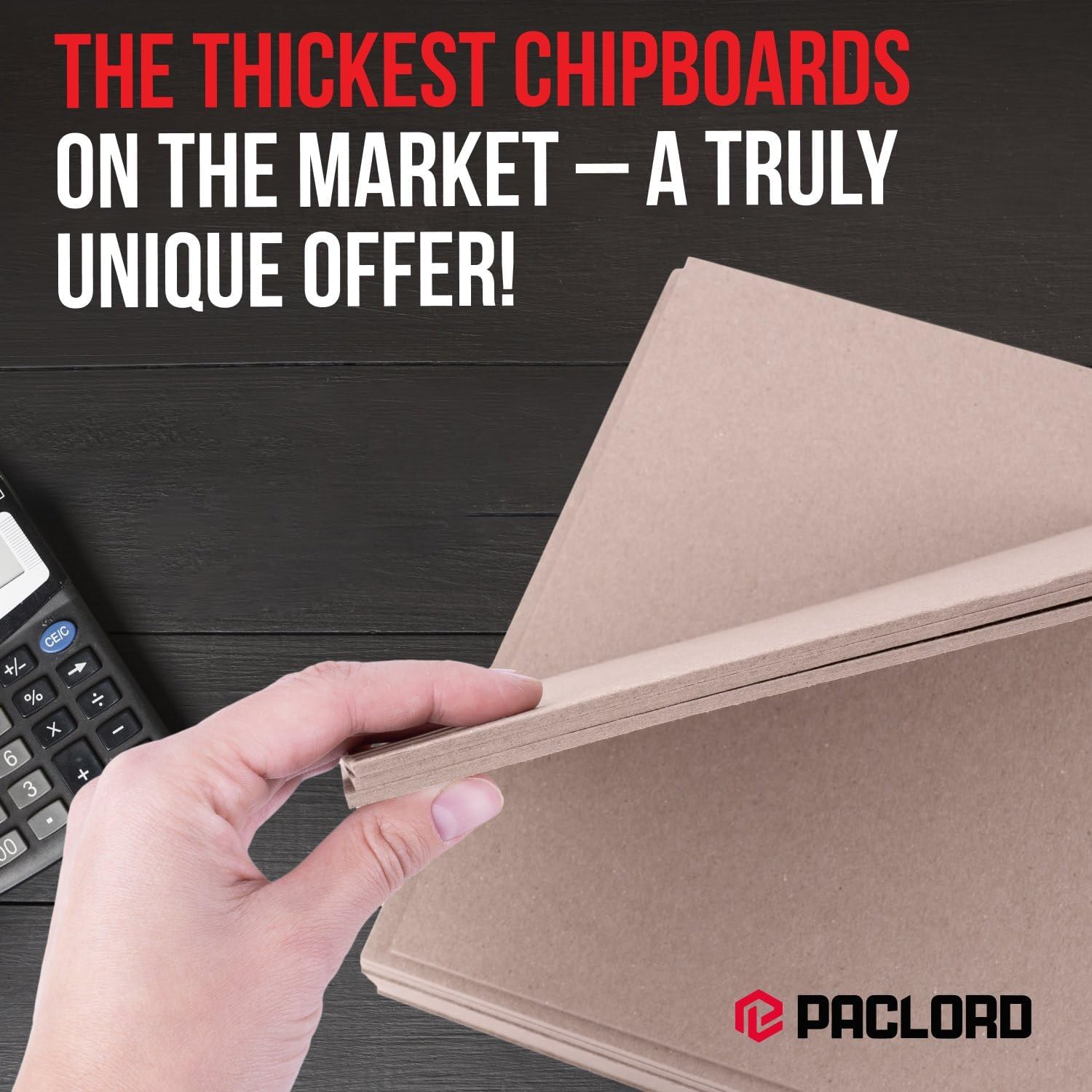 9" x 12" Brown Kraft Pasted Chipboard Sheets, 0.120 Pt – Made in USA Heavy-Duty Extra Thick Cardboard Chipboard (Bundle of 16) – Durable Chipboard for Picture Frame Backing, Book Covers