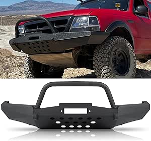 Amazon.com: Full Width Front Bumper for Ford Ranger 1998-2011, w/Winch ...