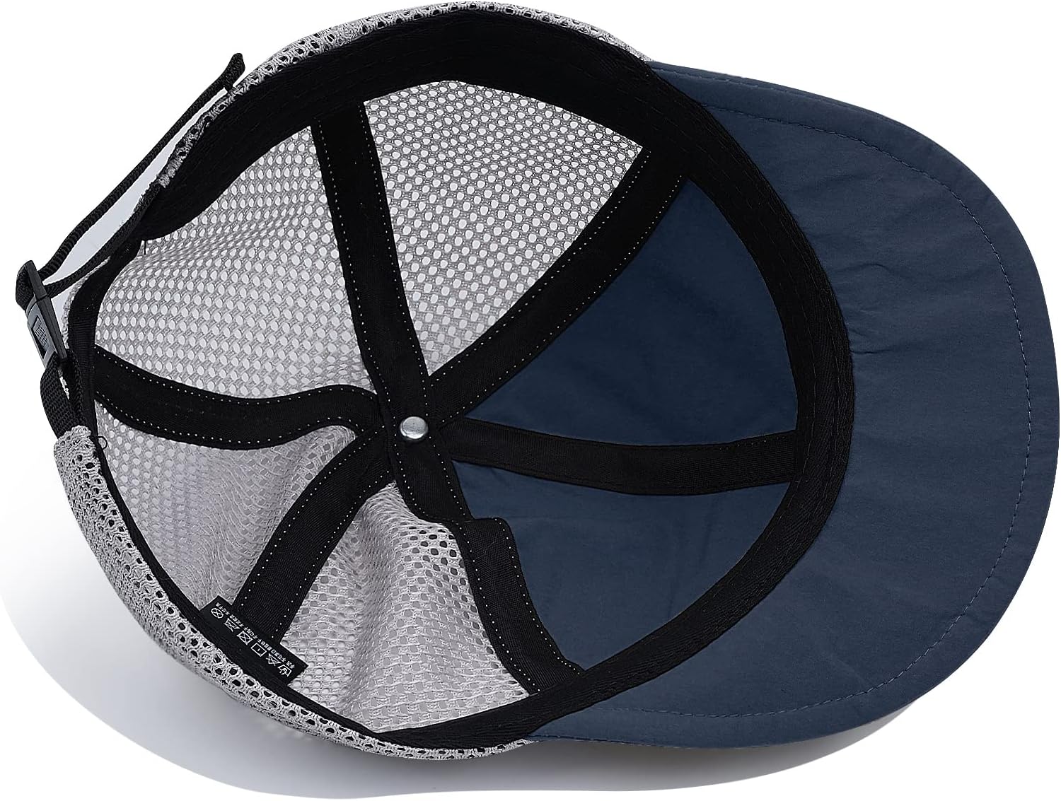 Croogo Breathable Short Brim Baseball Cap Mesh Trucker Hat Soft Flat Bill Dad Hats Lightweight Ultra Thin Sport Sun Cap - Image 8