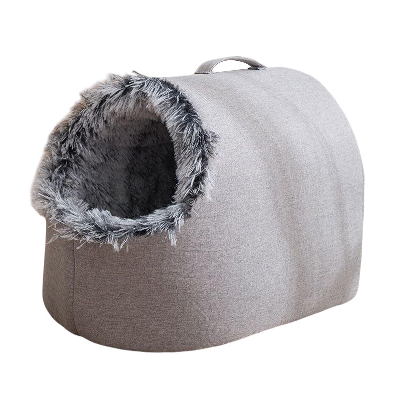 Nid douillet pour chatons en peluche haute densité et finitions soignées