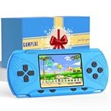 Handheld Games for Kids, Handheld Game Console 3" HD Screen Built in 258 Video Game Console Handheld Video Games for Kids Portable Hand Held Gaming Console Christmas Blue for Kids