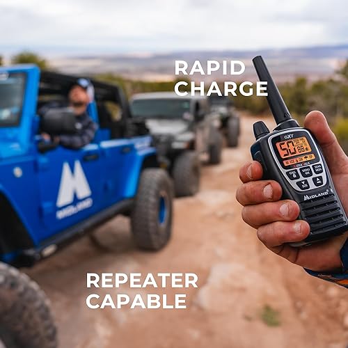 Vista 5 de Midland GXT3000 GMRS Radio de dos vías