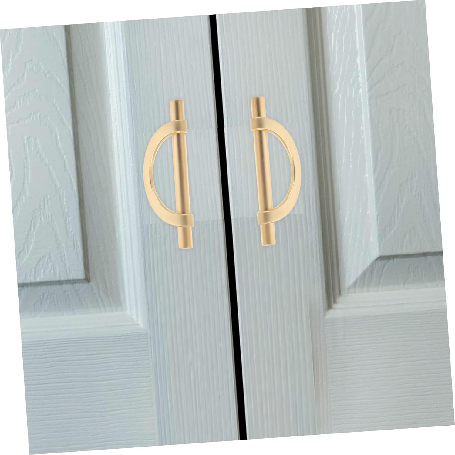 HOMSFOU 6個亜合金製 取っ手 ドレッサーハンドル キッチンキャビネット用ノブ 家具用交換ハンドル ドアプル 団収納 クローゼ