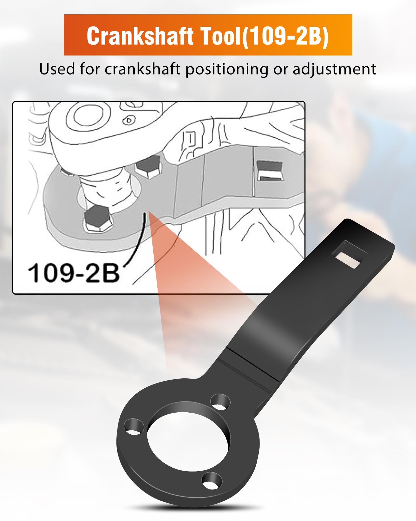 RUIZHI 8pcs Timing Belt Tool Kit - Engine Timing Tool, For Peugeot 2008 408 308s, For Citroen C1 C3 C4, For PSA 1.2 PureTech THP | Vti, 1.2 E-Vti