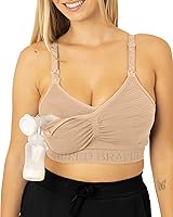 Vista 7 de Kindred Bravely Sublime - Brasier de bombeo manos libres, brasier ajustable para bombeo y lactancia con EasyClip para todos los extractores de leche