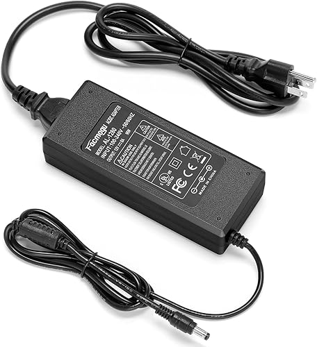 Miniatura 33 de Facmogu Adaptador de alimentación de 60 W 12 V 5 A CA/CC, fuente de alimentación de 100-240 V CA a CC 12 V 5 A, adaptador de mesa de 12 voltios y 5