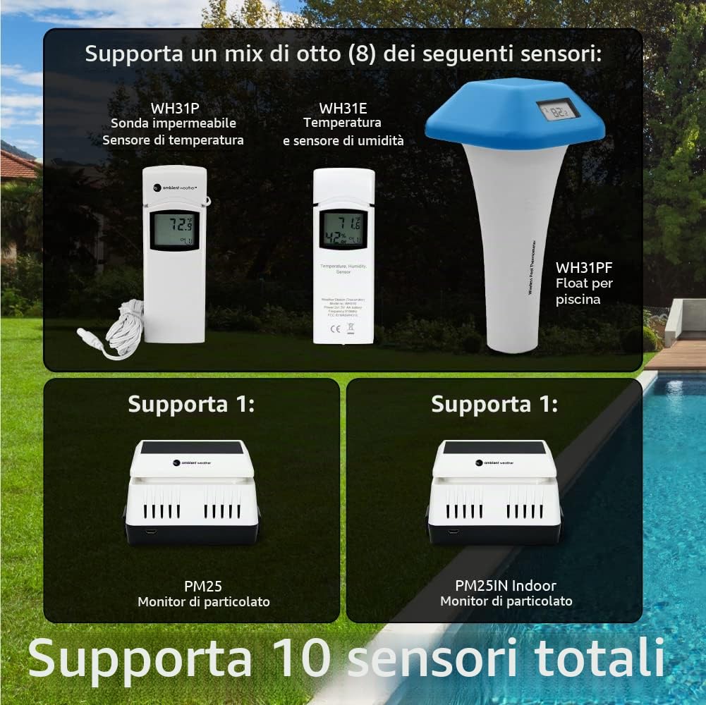 Ambient Weather WS-2902 Stacja meteorologiczna WiFi