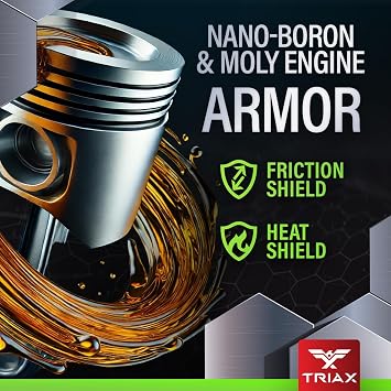 TRIAX Fleet Supreme 5W-30 - Full Synthetic, Heavy Duty, Diesel Engine Oil - Nano Boron and Moly Friction Modified - API CK-4 Compliant - Extended Drain (5 Gallon)