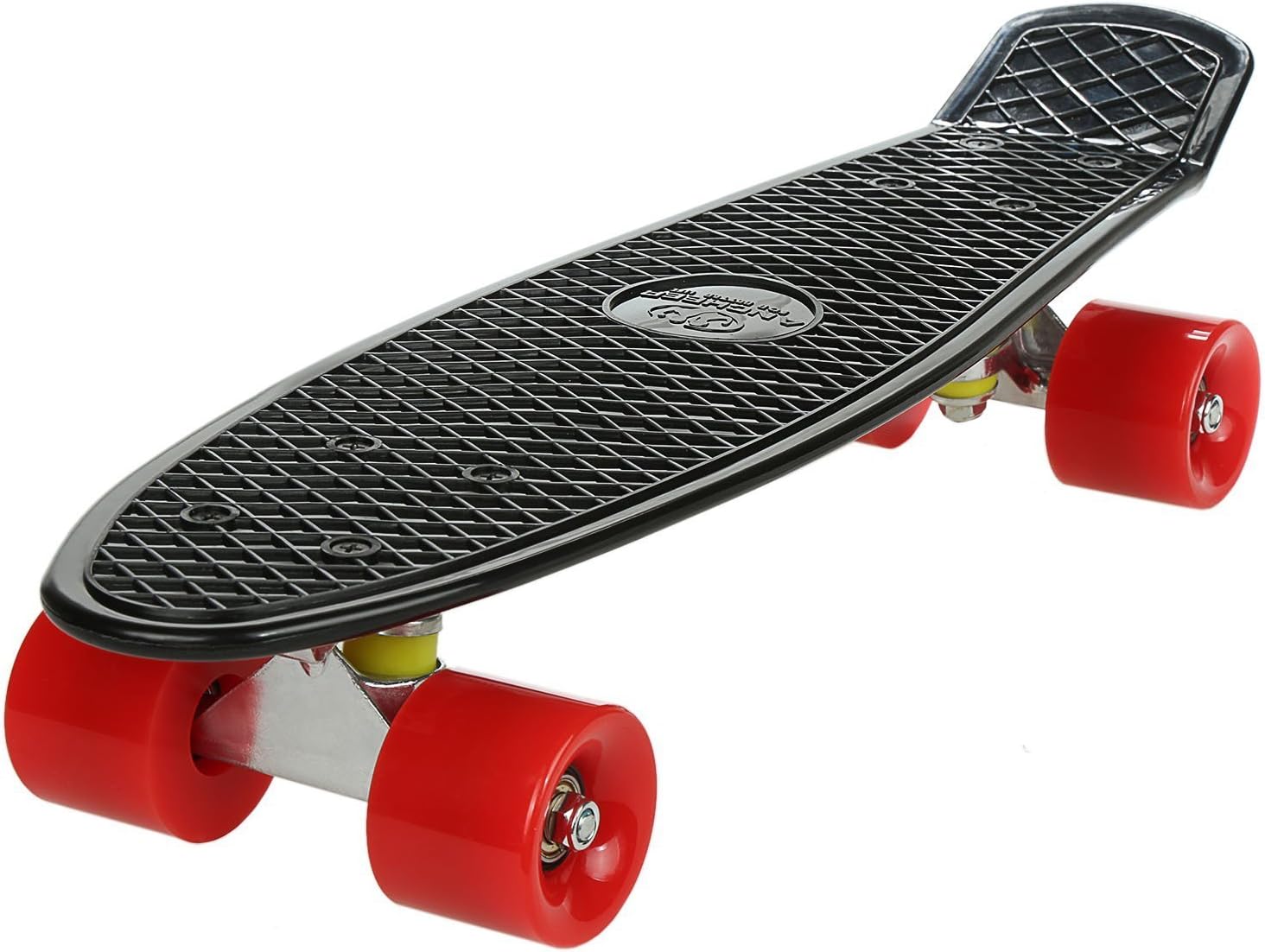 Dtemple 22" Complete Skateboard Plastic Mini Cruiser Skateboard for Kids, Boys, Girls, Youths, Beginners. US Stock