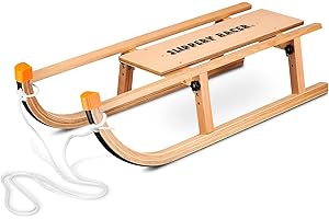 Kids' Wooden Snow Sled – Foldable Sled