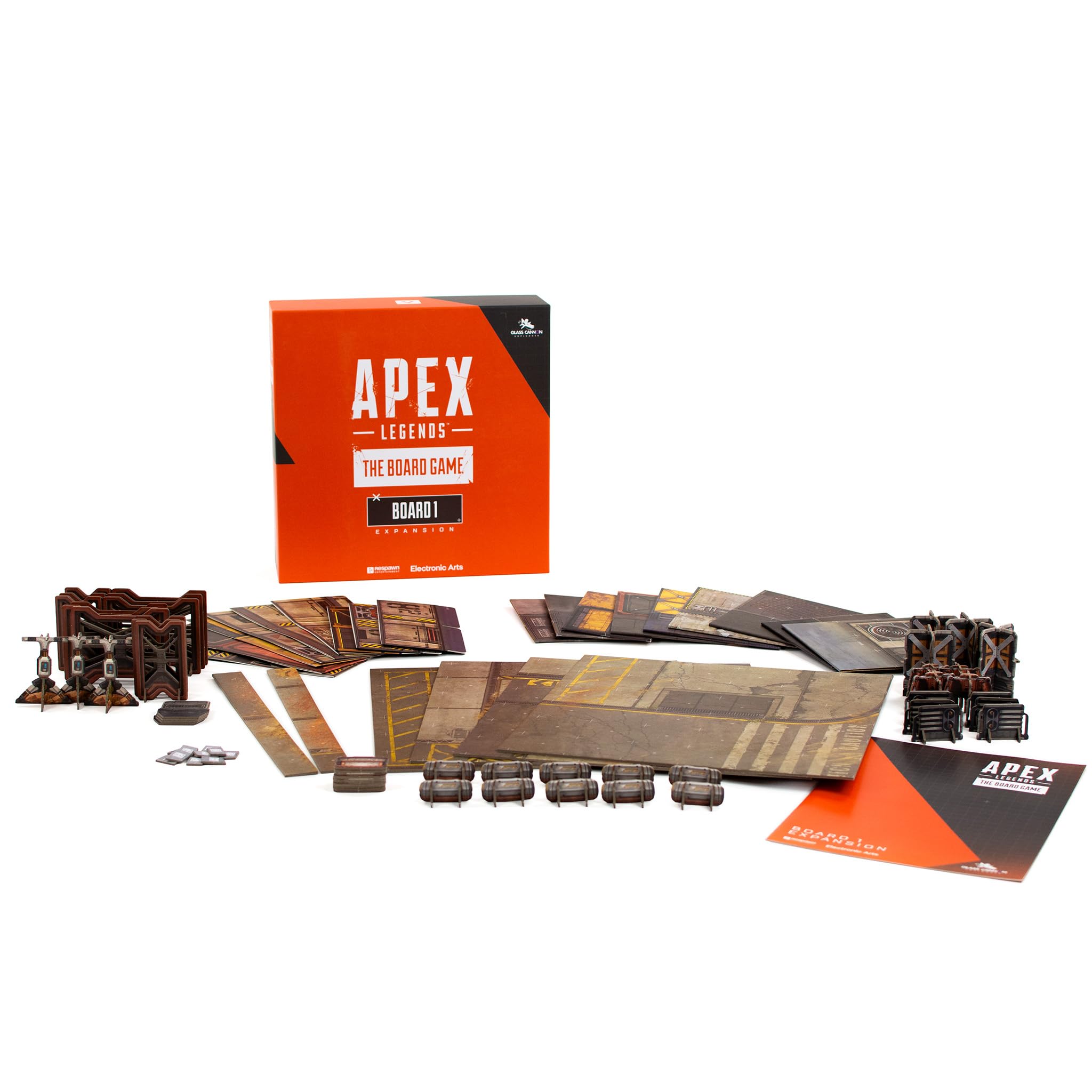 Glass Cannon Unplugged Apex Legends: The Board Game – Board 1 Expansion – Kings Canyon Map Add-On – New Scenarios & Terrain – Modular Game Board