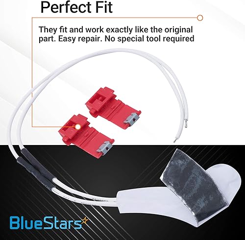 Miniatura 5 de BlueStars WR49X10173 - Kit de calentador de tubo de agua para dispensador de refrigerador, compatible con refrigeradores G.E y Kenmore, sustituye a