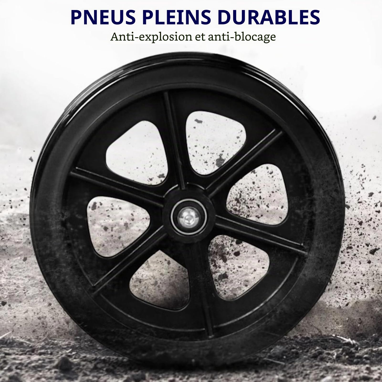 Fauteuil roulant de transport portable, léger et pliable avec ceinture de sécurité et grandes roues tout terrain, cadre en aluminium, accoudoirs rabattables, capacité de 81,6 kg, pour adultes et