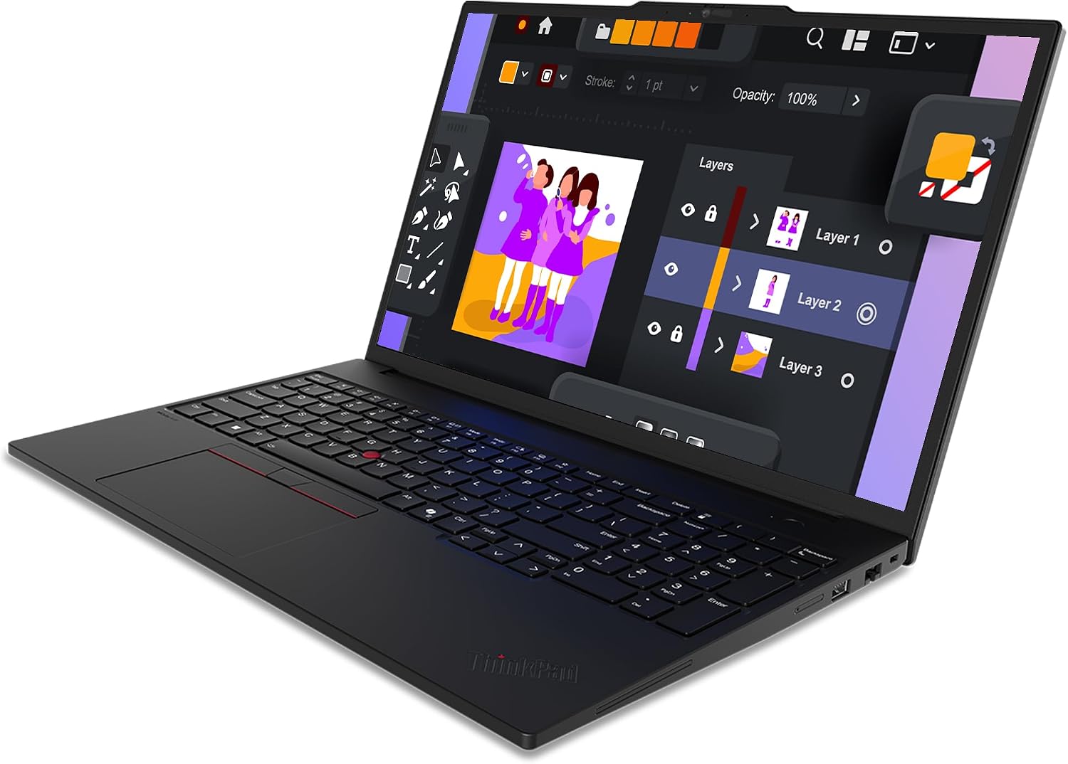 Lenovo ThinkPad P16s Gen 3 Mobile Workstation, Intel Ultra 7-155H, 64 GB DDR5 RAM, SSD PCIe de 1 TB, tela OLED WQUXGA de 16 polegadas (3840 x 2400), Nvidia G-Force RTX 500 Ada, teclado retroiluminado Lenovo ThinkPad P16s Gen 3 Mobile Workstation, Intel Ultra 7-155H, 64 GB DDR5 RAM, SSD PCIe de 1 TB, tela OLED WQUXGA de 16 polegadas (3840 x 2400), Nvidia G-Force RTX 500 Ada, teclado retroiluminado