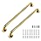 Grab Bars for Shower, 2 Pack 24-Inch Anti Slip Shower Handles for Elderly, Safety Shower Grab Bar, Stainless Steel Handicap Grab Bars for Bathroom,Toilet (Gold, 1 Diameter)