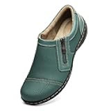 Women's Comfortable & Lightweight Leather Loafers Cute Slip On Dress Shoes for Women Business Casual Office Work Shoes Everyday Walking Flats