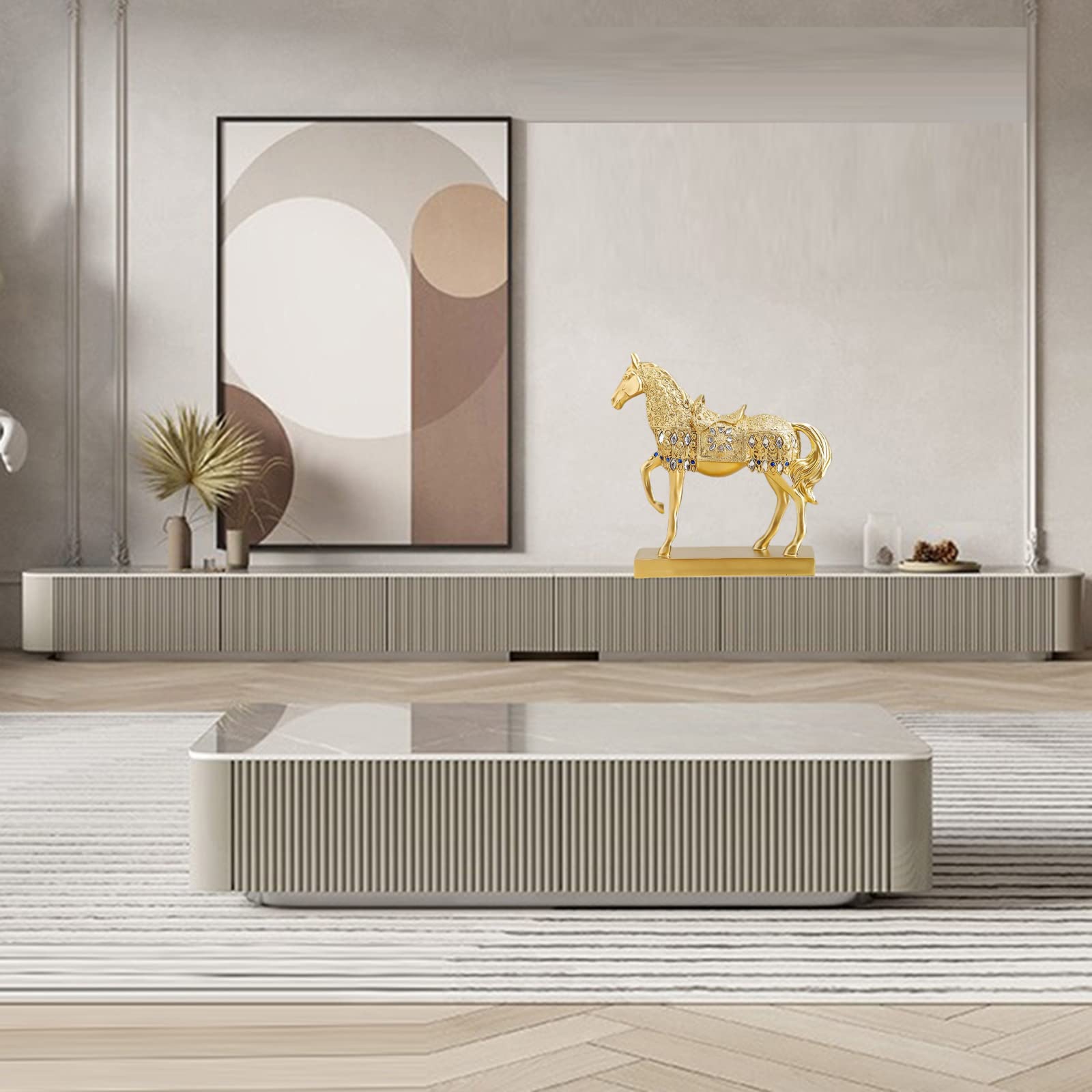 金色の馬の彫刻 Yahoo!オークション - 金の馬 跳馬 躍進 財運 ゴールド オブジェ