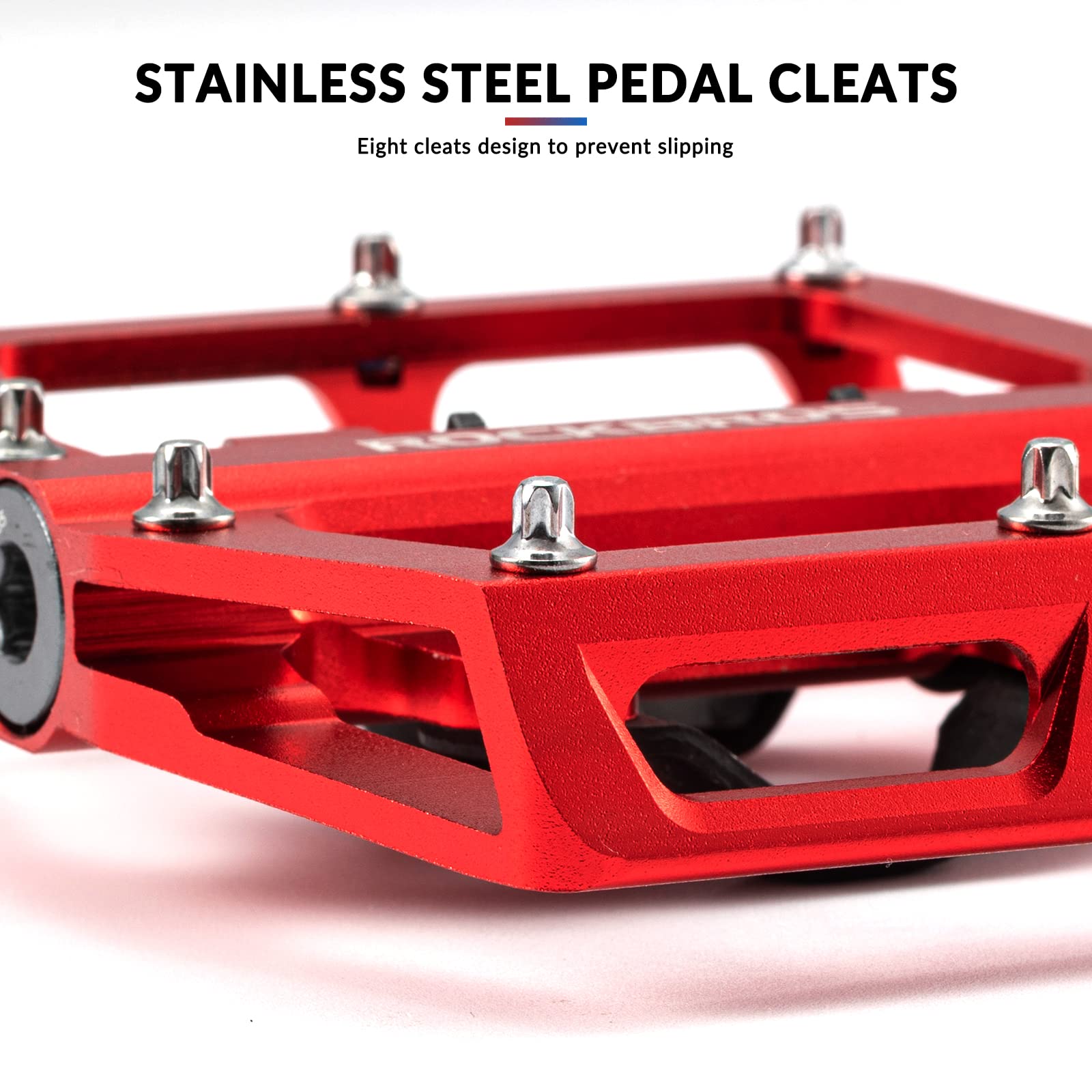 Pedali MTB SPD ROCKBROS 9/16" - Doppia Faccia Con Piattaforma E Aggancio, Leggeri In Alluminio