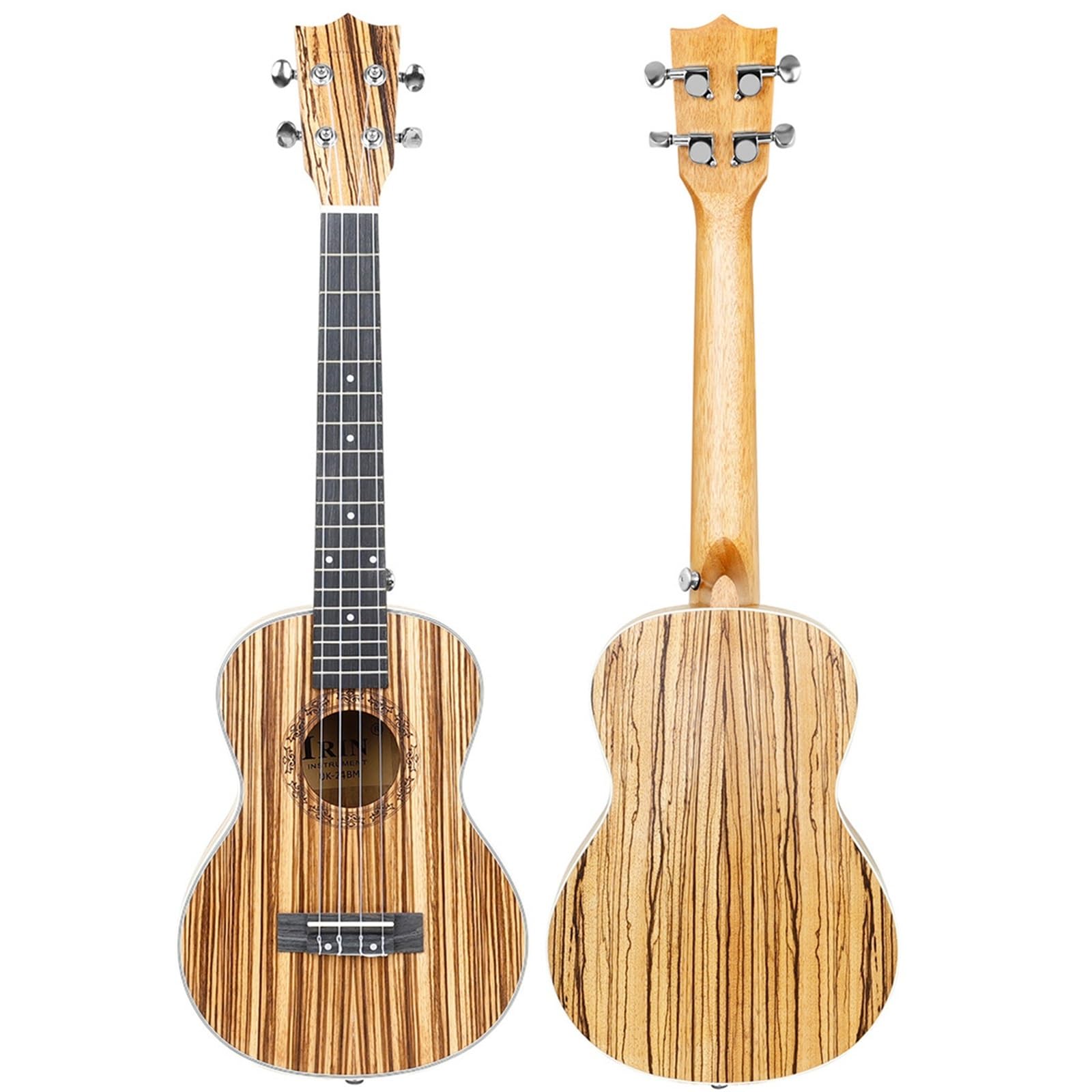 ukulele 21 Cali Ukulele Ukulele Dla Początkujących Hawajskie Ukulele 26 Cali 24 Cale Zebra Drewniana Mała Gitara(24 inch)