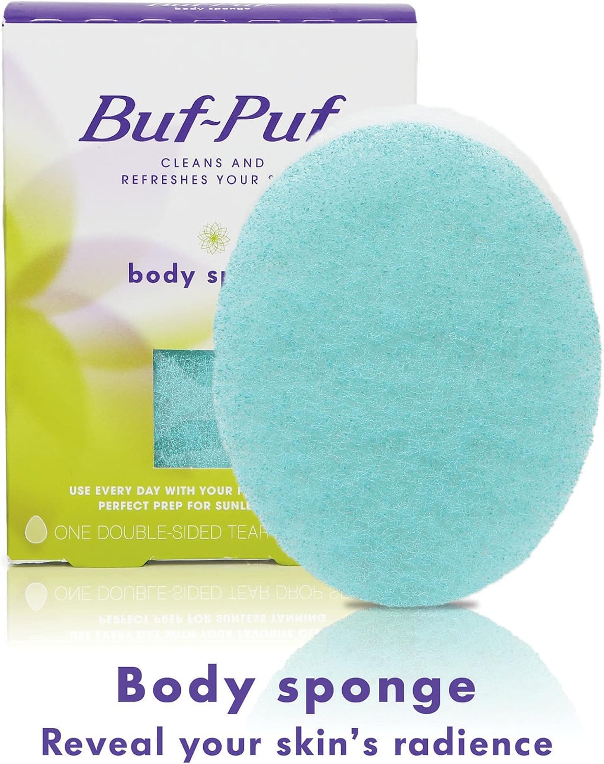 Buf-Puf Double-Sided Body Sponge, 6 Count