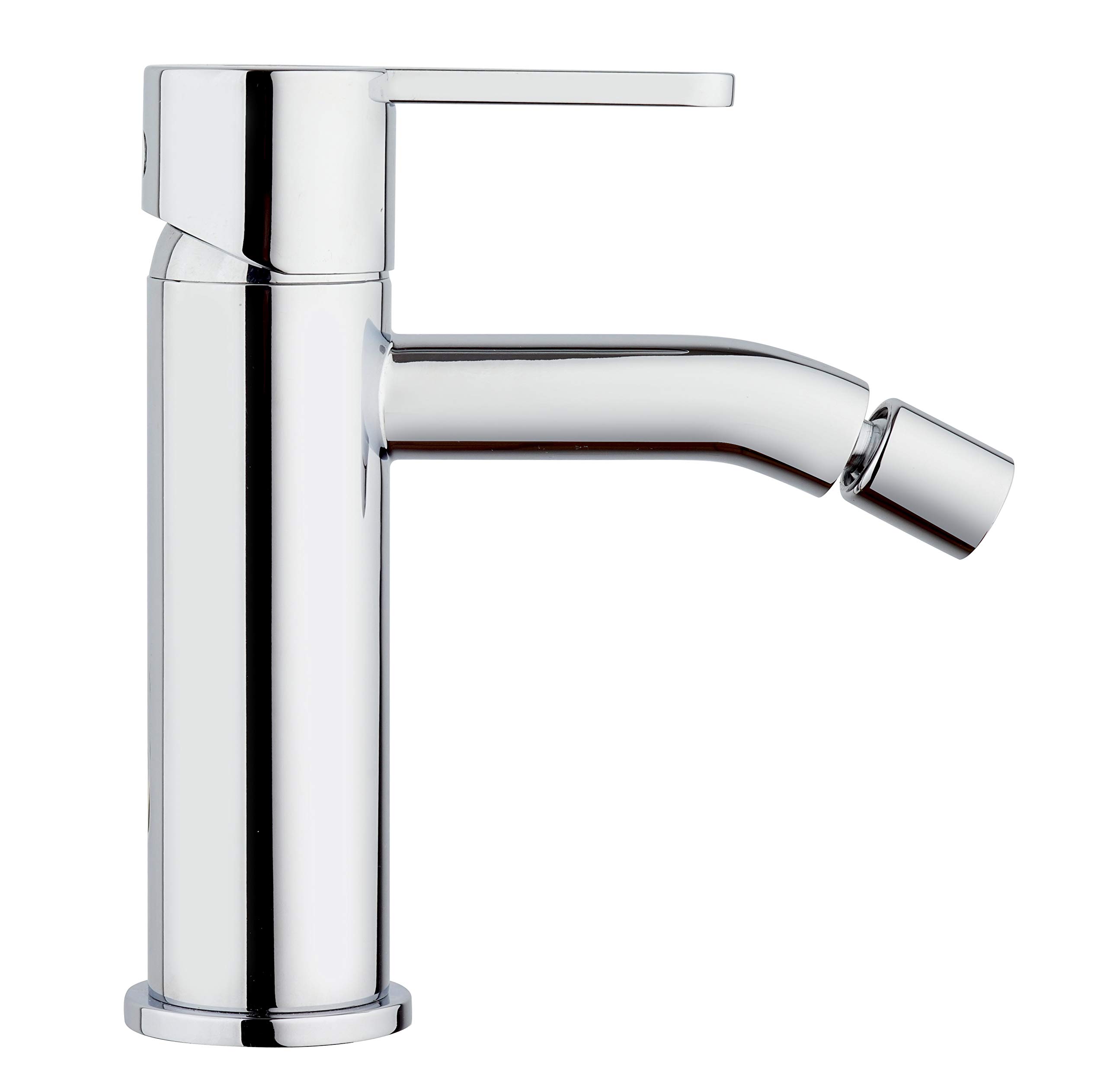 Paini - Gaia 306 Rubinetto Miscelatore Bagno Monocomando con Scarico Automatico per Bidet, finiture Cromate e brillanti, Design accattivante, interamente prodotto e lavorato in Italia