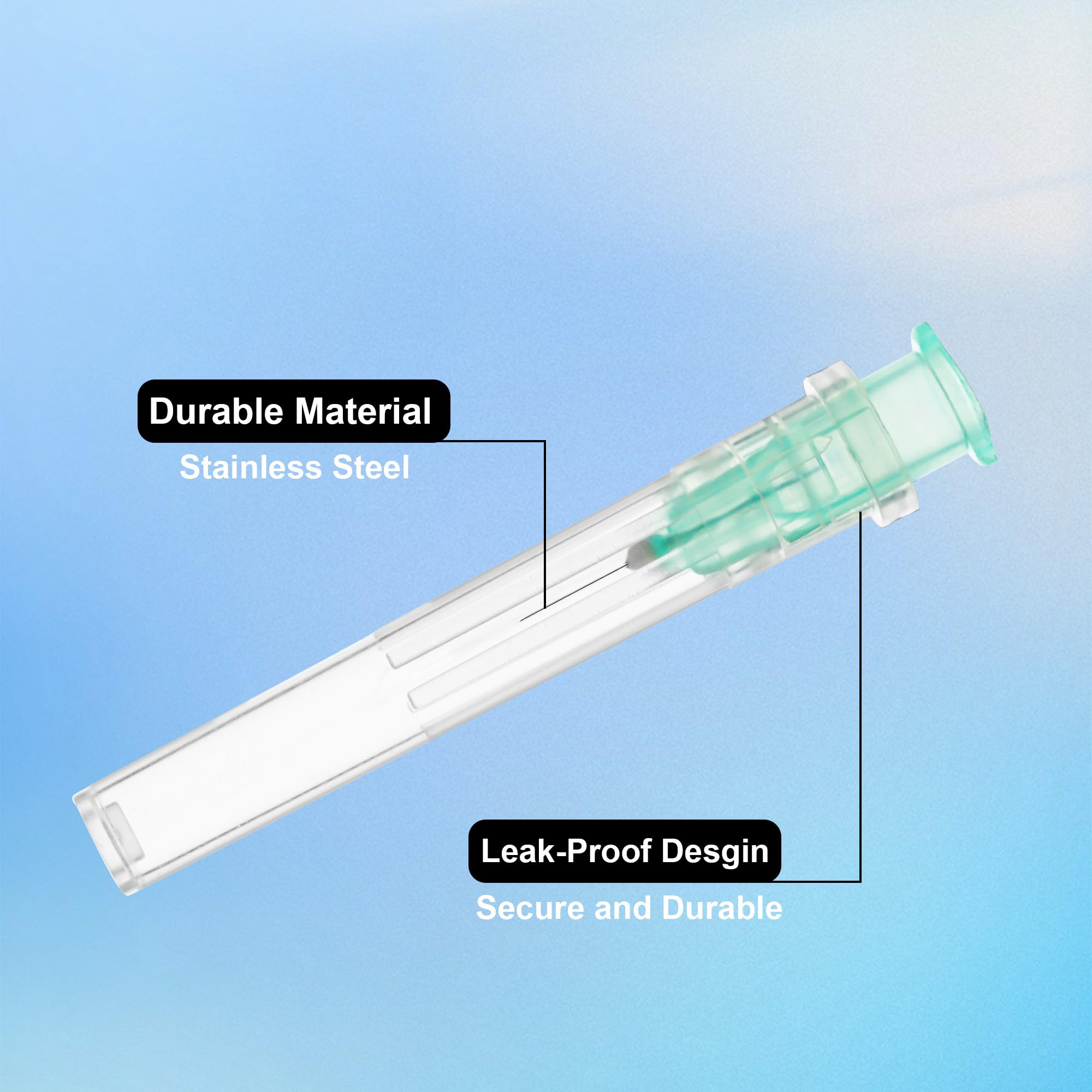 32G Disposable Luer Lock Accessories 4/25in (4mm) Needle, Individually Sterile Sealed, Pack of 100 — Amazon image 5