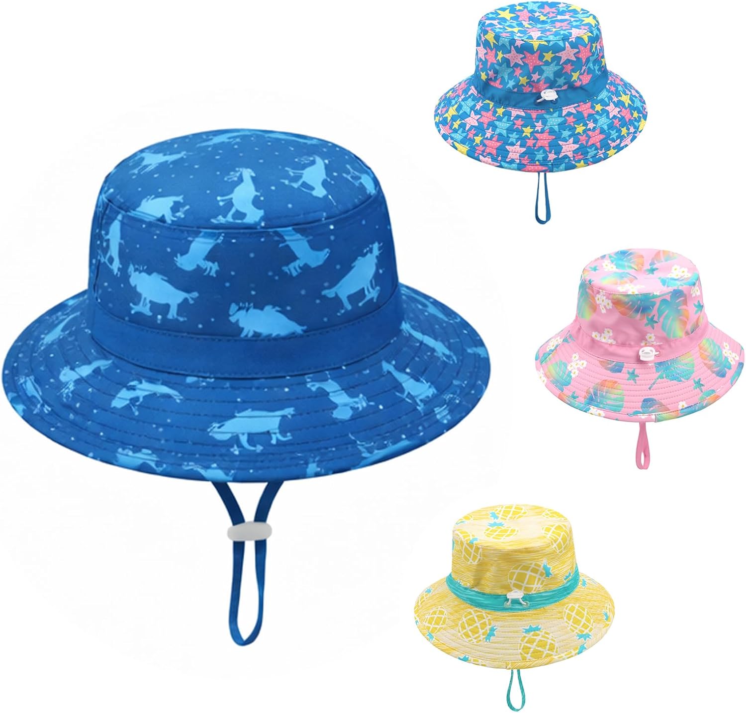 Baby Sun Hat Toddler Beach Hat UPF 50+ Baby Bucket Hat Infant Sun Hat Kids Boys Girls Sun Hat
