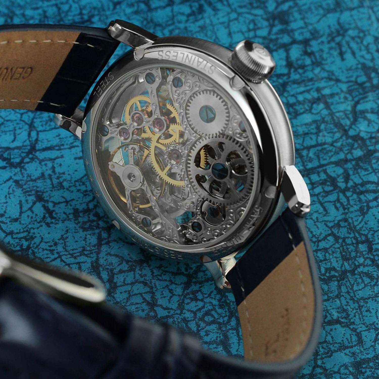 Poljot-International Herrenuhr Handaufzug Orbita Blau 9931.2940566