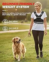 Vista 2 de BAGAIL Chaleco con peso ajustable para mujeres y hombres, 4-10 libras, 12-18 libras, 20-32 libras, chaleco de peso para entrenamientos en casa con 6