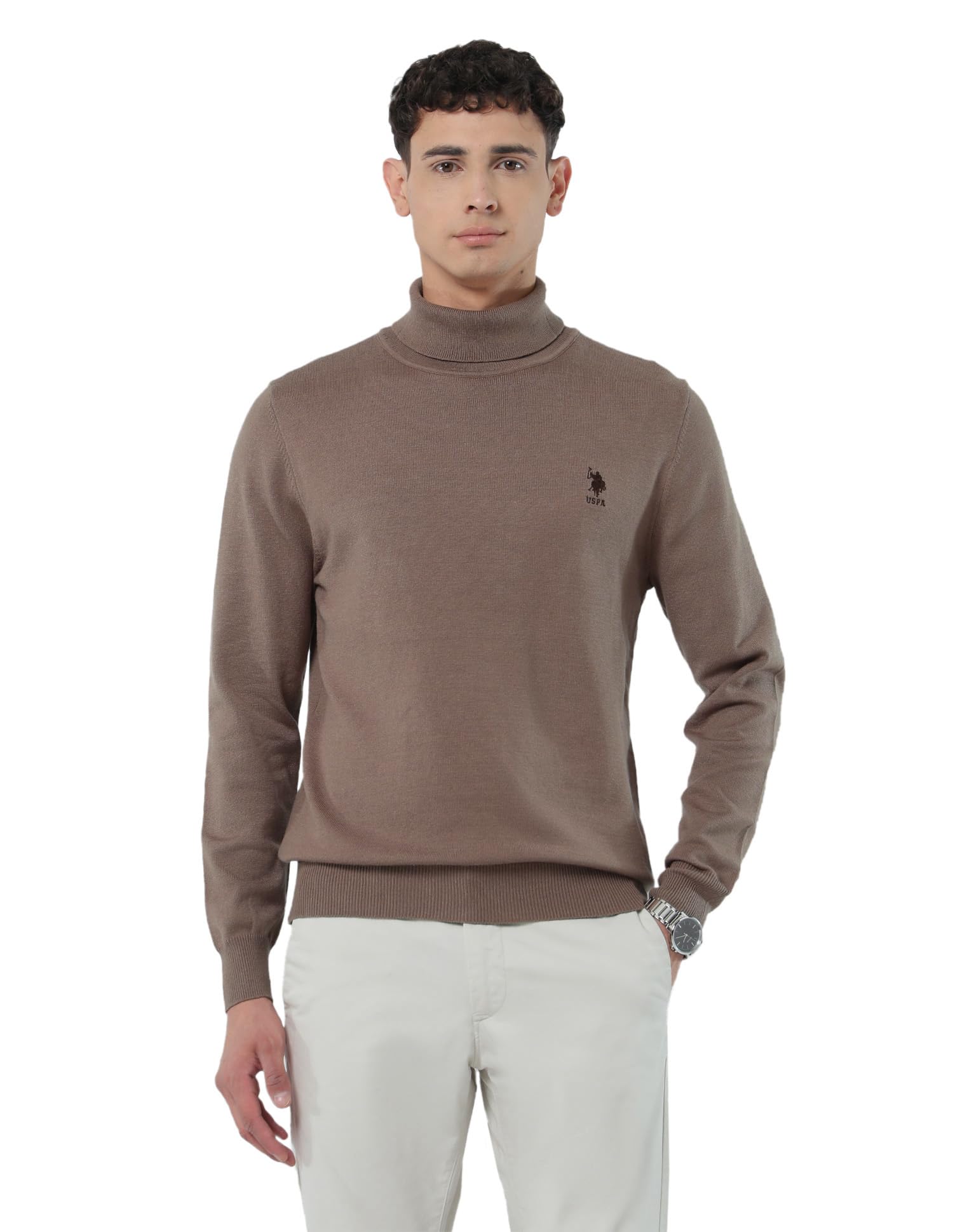 u.s. polo assn. U.s.Polo Association Men's Turtleneck Regular fit Sweater-picture-25