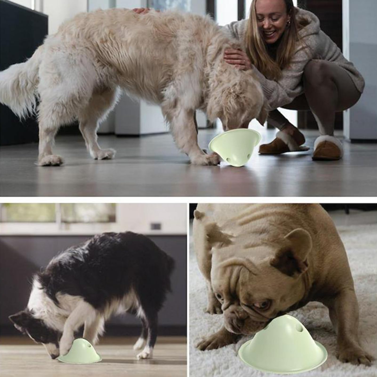 Gioco Interattivo Per Cani – Dispenser Di Snack Con Base Antiscivolo, Alimentazione Lenta E Stimolazione Mentale
