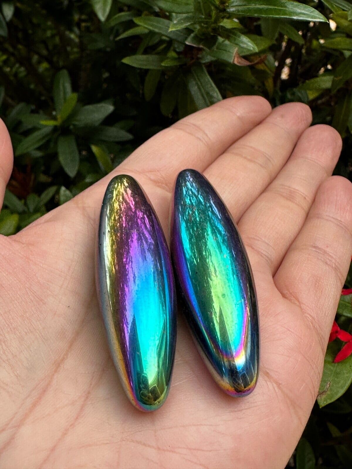 Amazon.com: 144-Piece Magnet Rainbow Hematite Oval 2.5