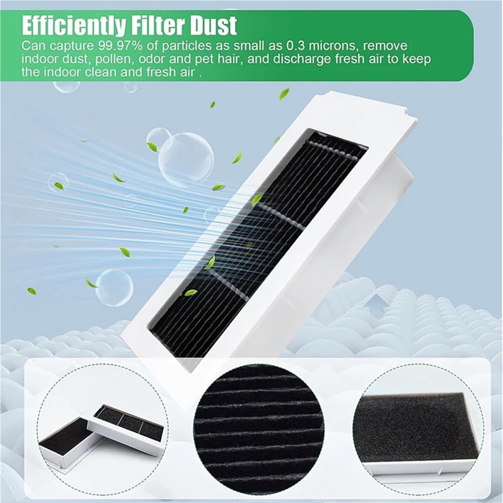 Compatibile con ECOVACS, Kit Spazzola & Filtro X5, per Robot Asp.