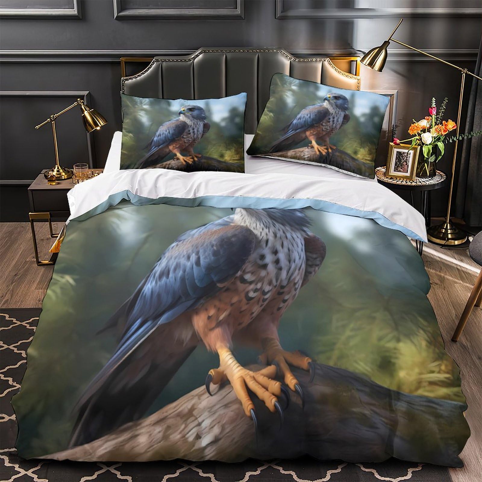 Housse de couette imprimé 3D ethnique haute résistance et douceur supérieure
