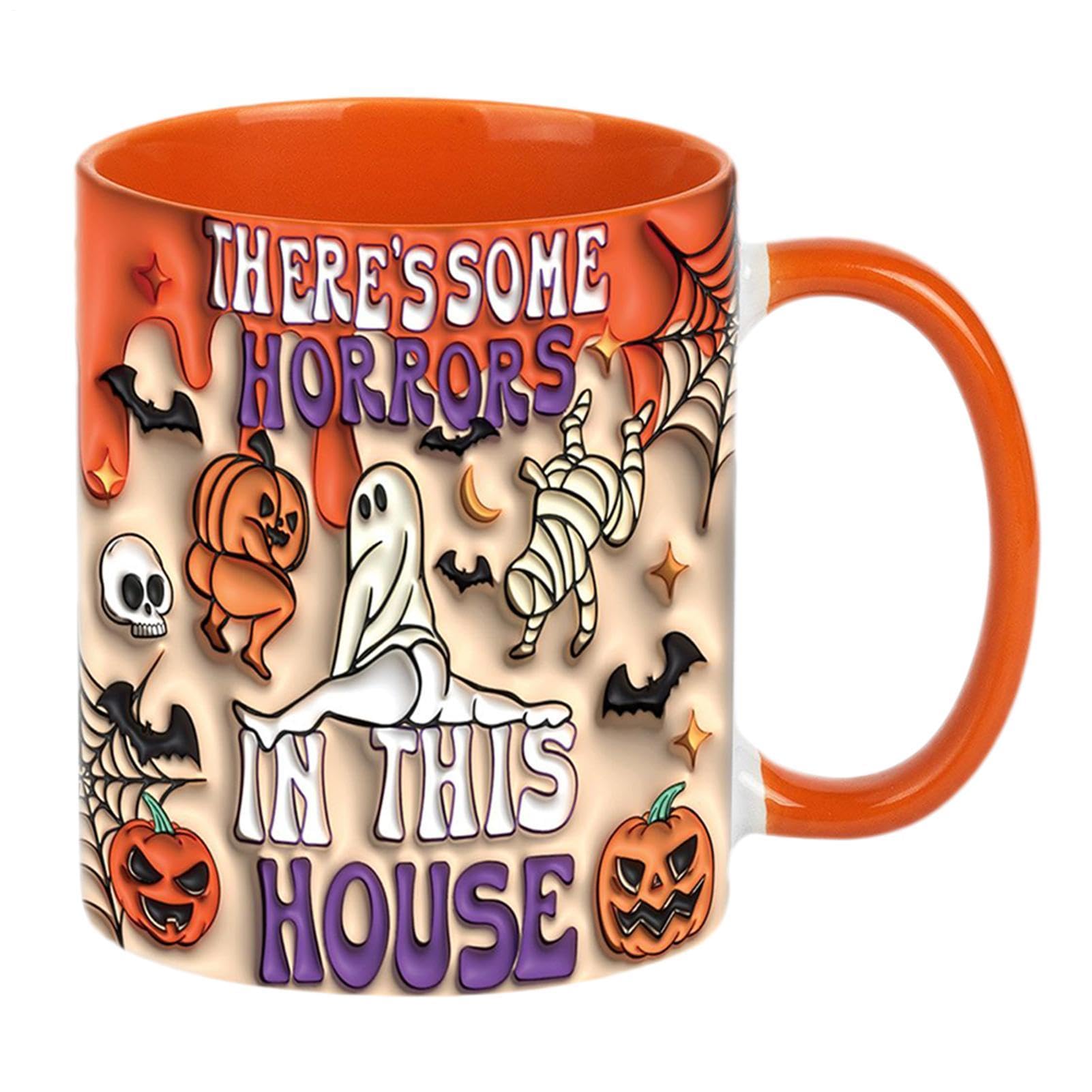 Taza de café Halloween de 35 Cl para chocolate caliente con cerámica de gran retención