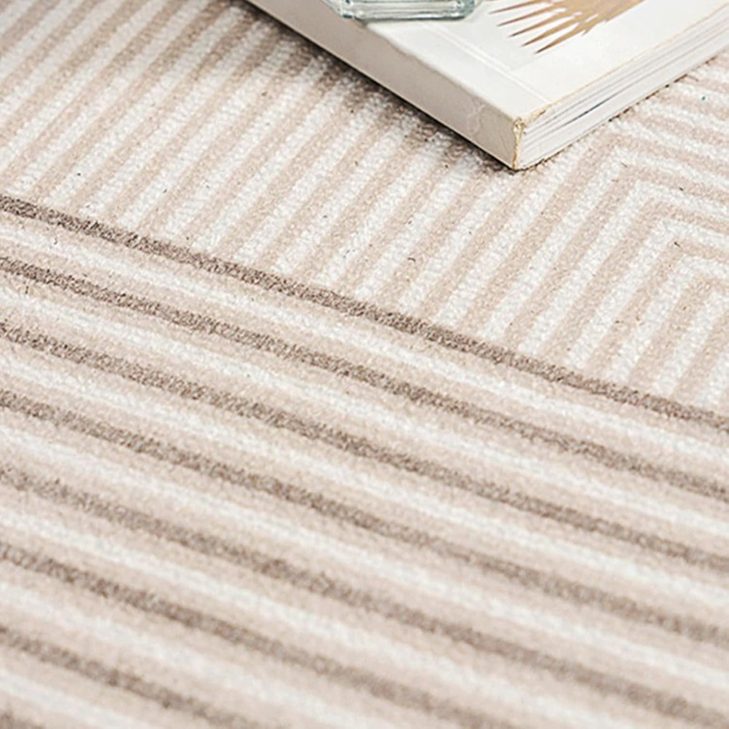 カーペット 洗える 円形 北欧風 花柄2 ラグ 約2畳 オールシーズン適用 プリント柄 サラサラ 滑り止め ホットカーペット対応 ル