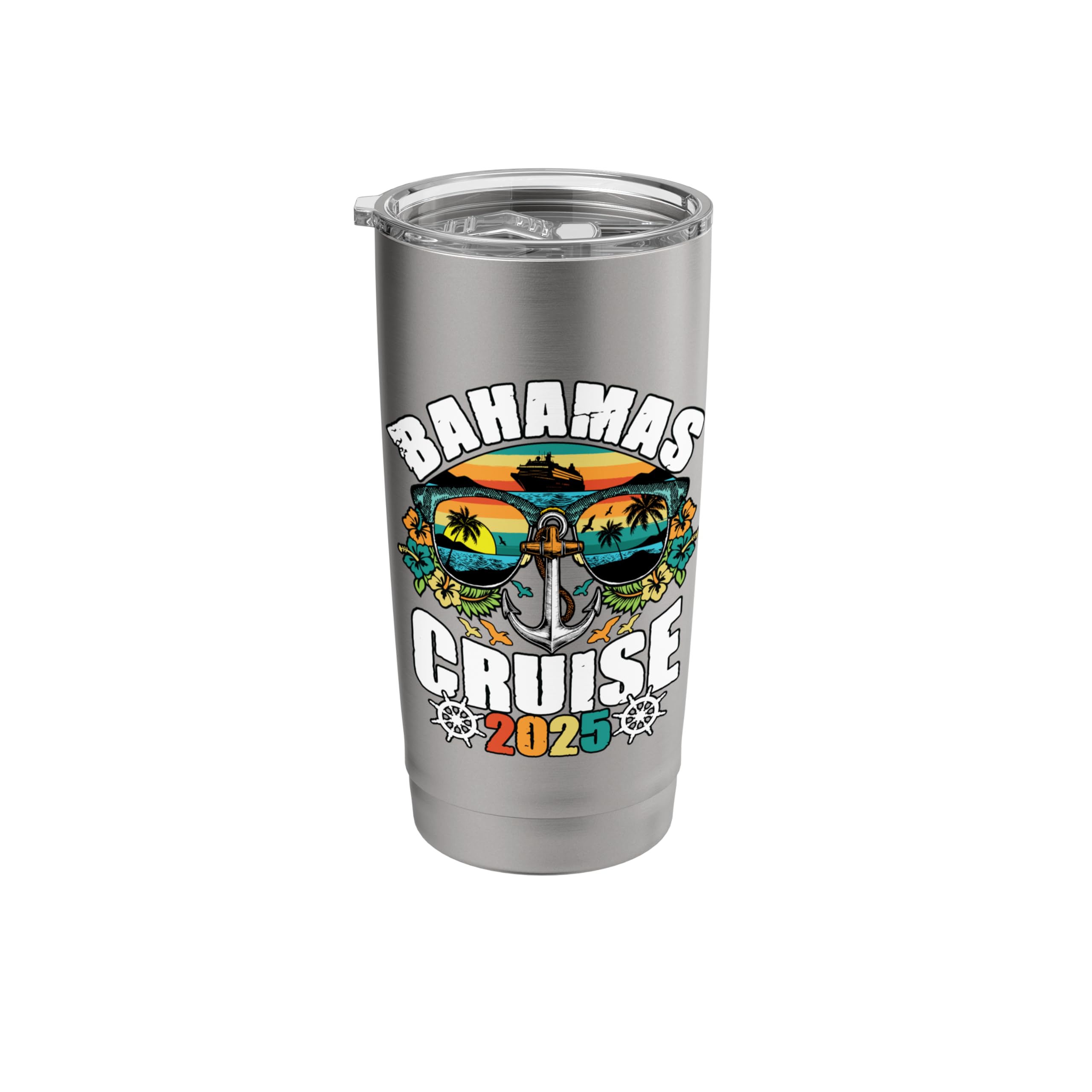 Bahamas Cruise Crew 2025 Cruising Vacation Trip Matching Stainless Steel Insulated Tumbler