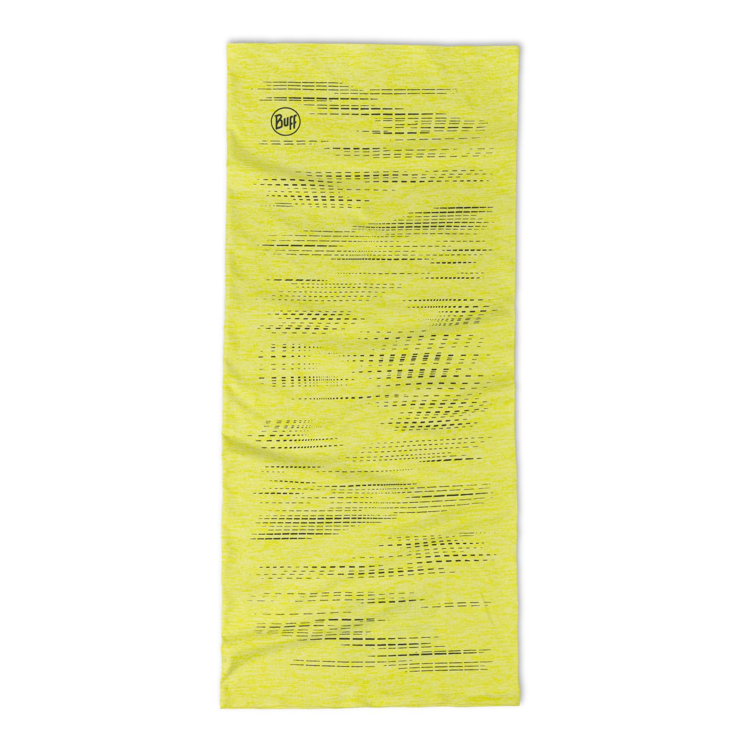 BUFF® | Szal kominowy DryFlx szybkoschnący, elastyczny, odblaskowy, w nocy, świecący, widoczny, bieganie, jogging, pochłaniający wilgoć, dla mężczyzn, kobiet, rozmiar uniwersalny