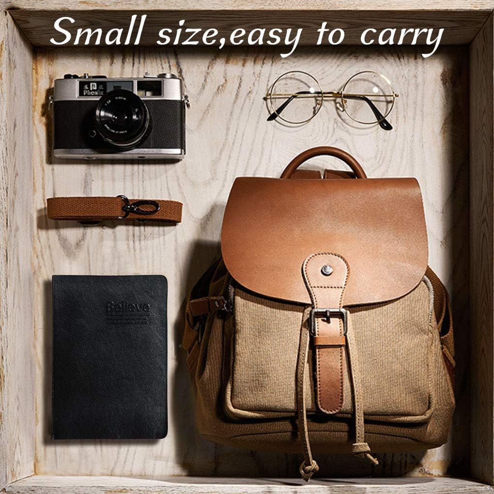 Lemical Thick Leather Journal Notebook 720 Pages Retro Thick Lined Paper Writing Journal B6 Hardcover Vintage Travel Diary for Notes Ideal Gifts for Christmas Anniversary Birthday Holiday - Image 6