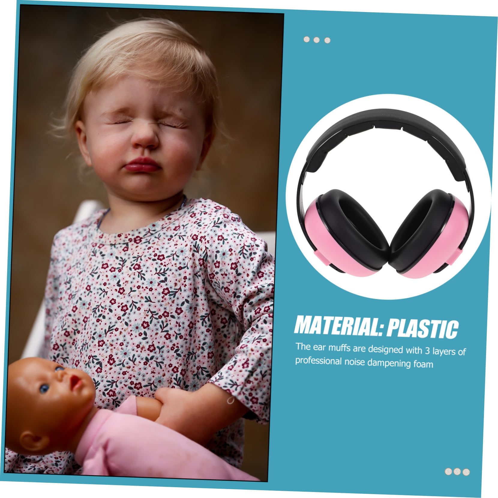 TOYANDONA 2 Pezzi Tappi Per Le Orecchie Che Riducono Il Rumore Cuffie Per La Riduzione Del Rumore Per Bambini Tappi Per Le Orecchie Che Riducono Il Rumore Orecchio Del Bambino Cuffie Per