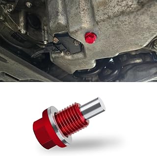 M14×1.5 Magnetic Oil Drain Plug, Transmission Oil Plug, Aluminum Alloy Oil Pan Sump Drain Nut Bolt Screw Repair Kit, Car Magnetic Oil Drain Plug Removal Tool for Honda, Mazda, Suzuki, Jeep, Odyssey