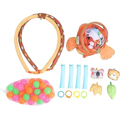 Baby Gym Playing Mat, Baby Play Mat Durable 3?in?1 Lovely Home Decoration for Children Playground for Newborn Play Mat for Crawling Pad(Lion)